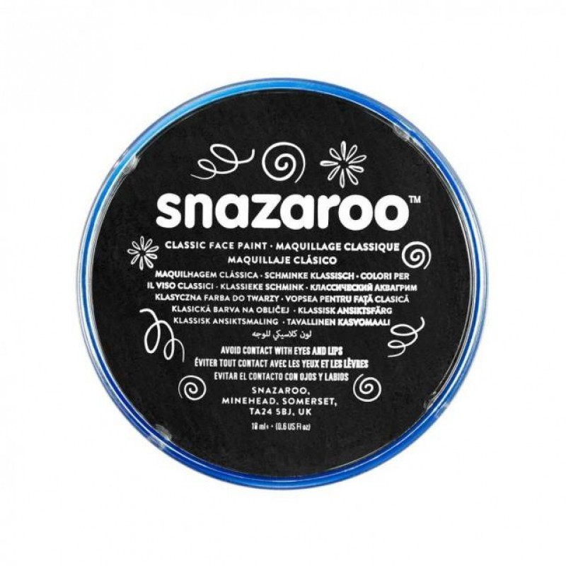 Snazaroo 18ml Κρέμα Face Painting Classic Black