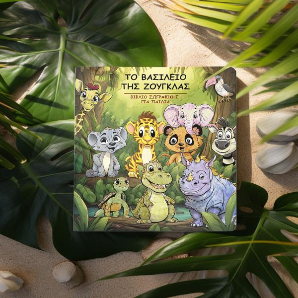 Βιβλίο Ζωγραφικής Το Βασίλειο της Ζούγκλας Βιβλίο Ζωγραφικής Το Βασίλειο της Ζούγκλας