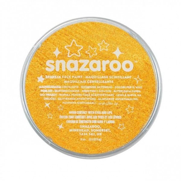 Snazaroo 18ml Κρέμα Face Painting Sparkle Yellow