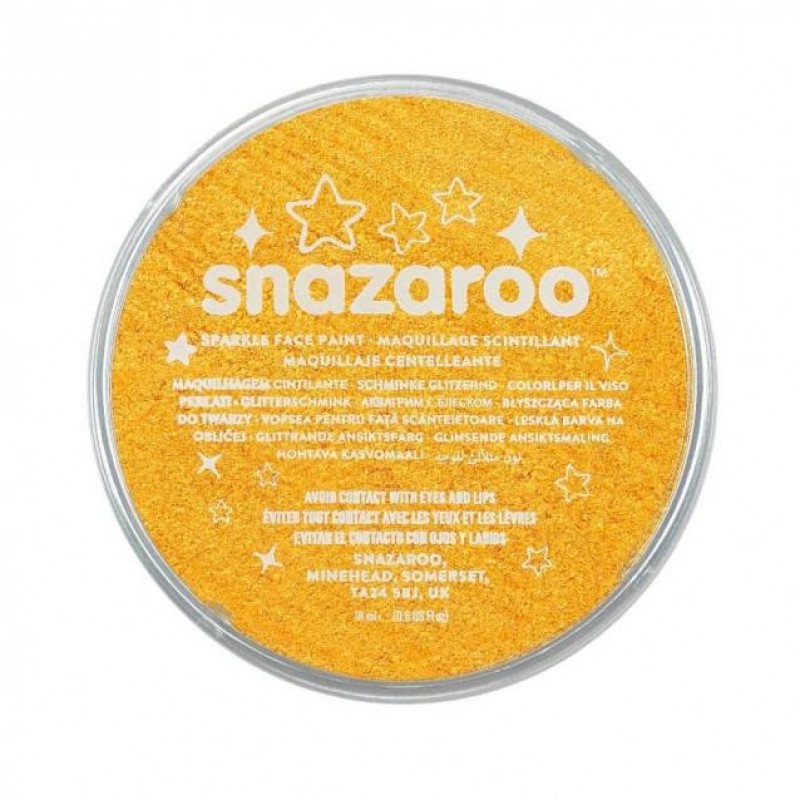 Snazaroo 18ml Κρέμα Face Painting Sparkle Yellow