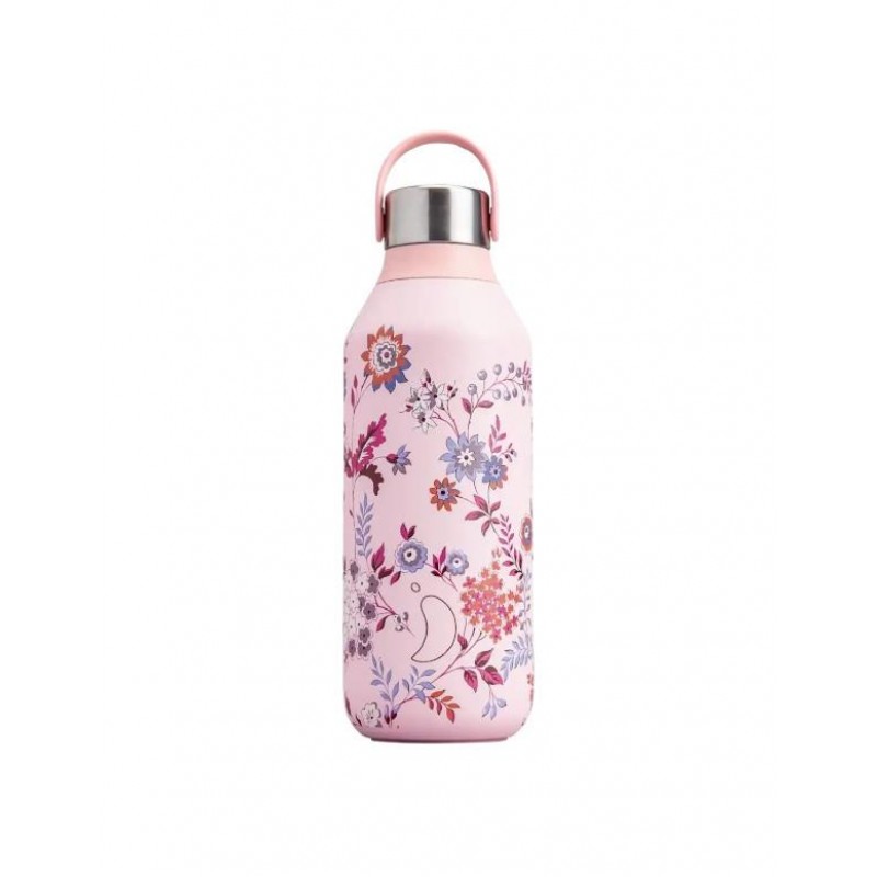 Chillys Bottle 500ml s2 Liberty Poppy Petal