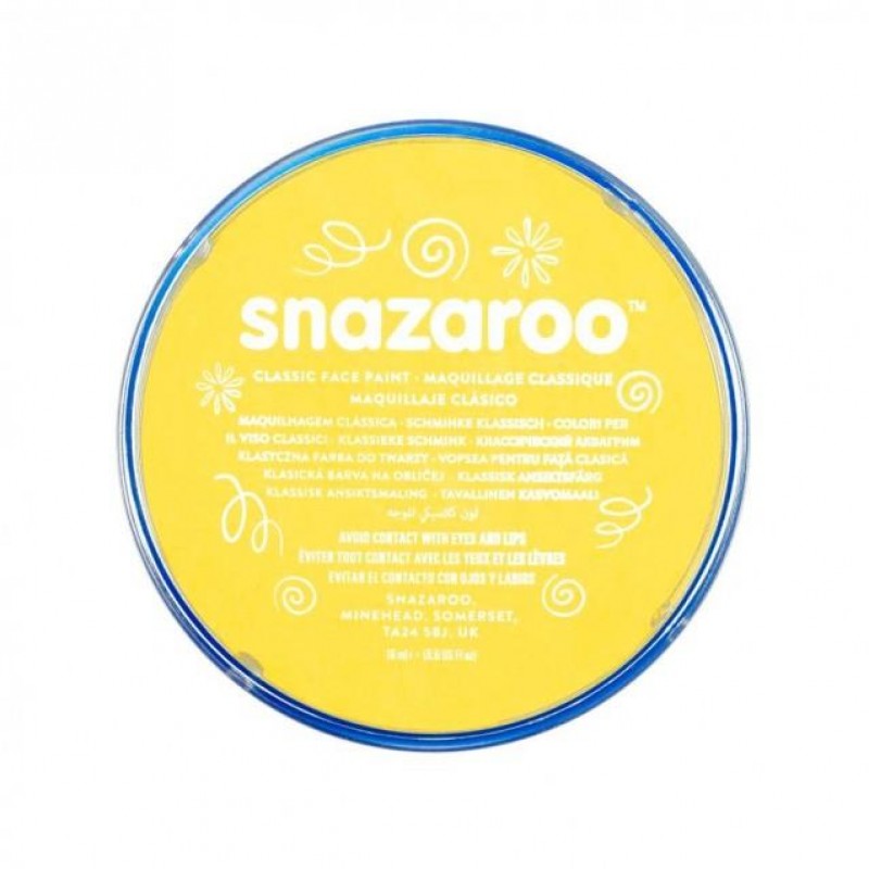 Snazaroo 18ml Κρέμα Face Painting Classic Bright Yellow