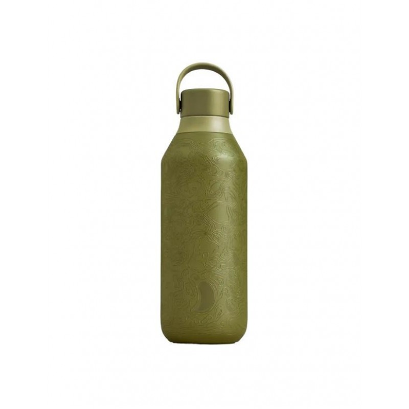 Chillys Bottle 500ml s2 Elements Earth Green