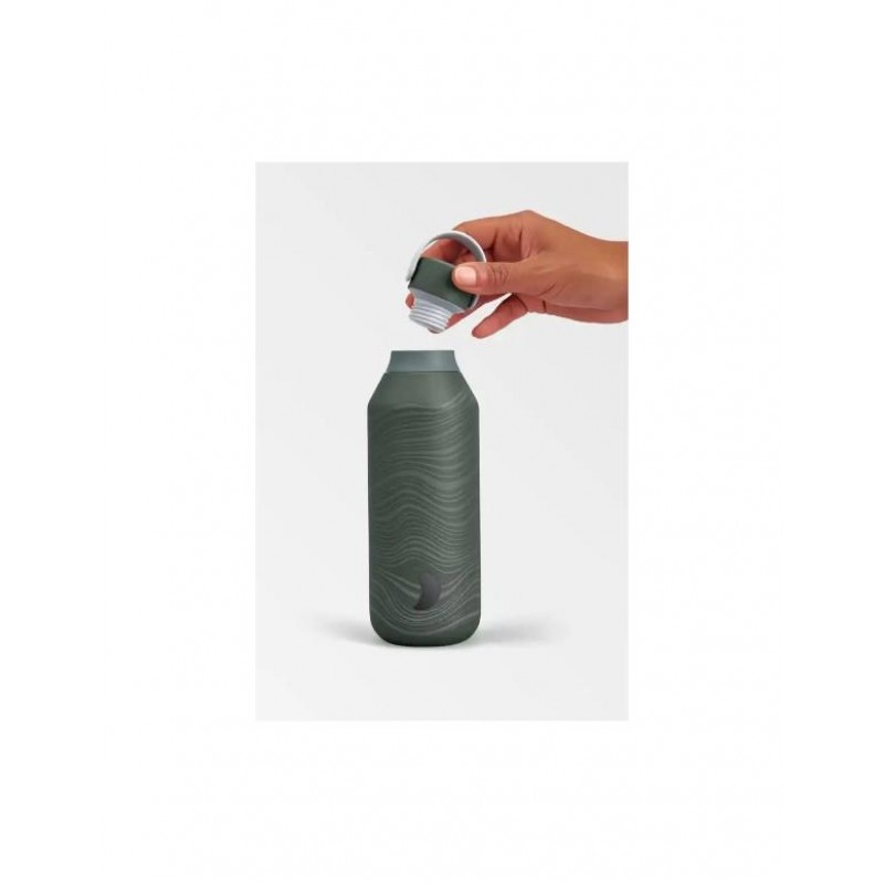 Chillys Bottle 500ml s2 Elements Wind Grey