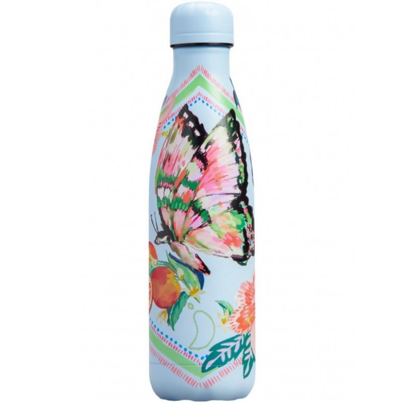 Chillys Bottle 500ml Tropical Sketchbook Butterfly