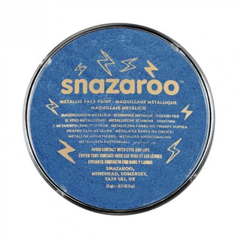 Snazaroo 18ml Face Painting Cream Electric Blue