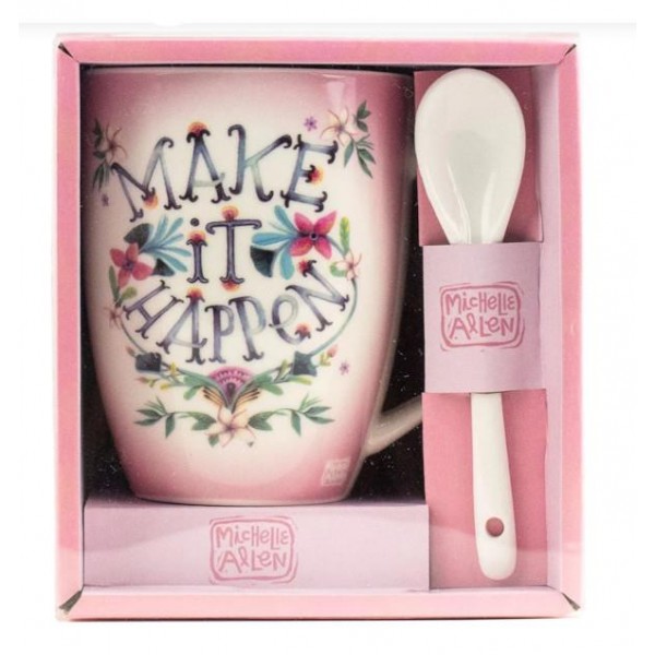 Κούπα με Κουταλάκι Make it Happen Κούπα με Κουταλάκι Make it Happen