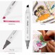 Ohuhu Art Markers Σετ 60 Μαρκαδόροι Διπλής Fine-Chisel Μύτης σε Κασετίνα