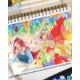 Ohuhu Art Markers Σετ 60 Μαρκαδόροι Διπλής Fine-Chisel Μύτης σε Κασετίνα
