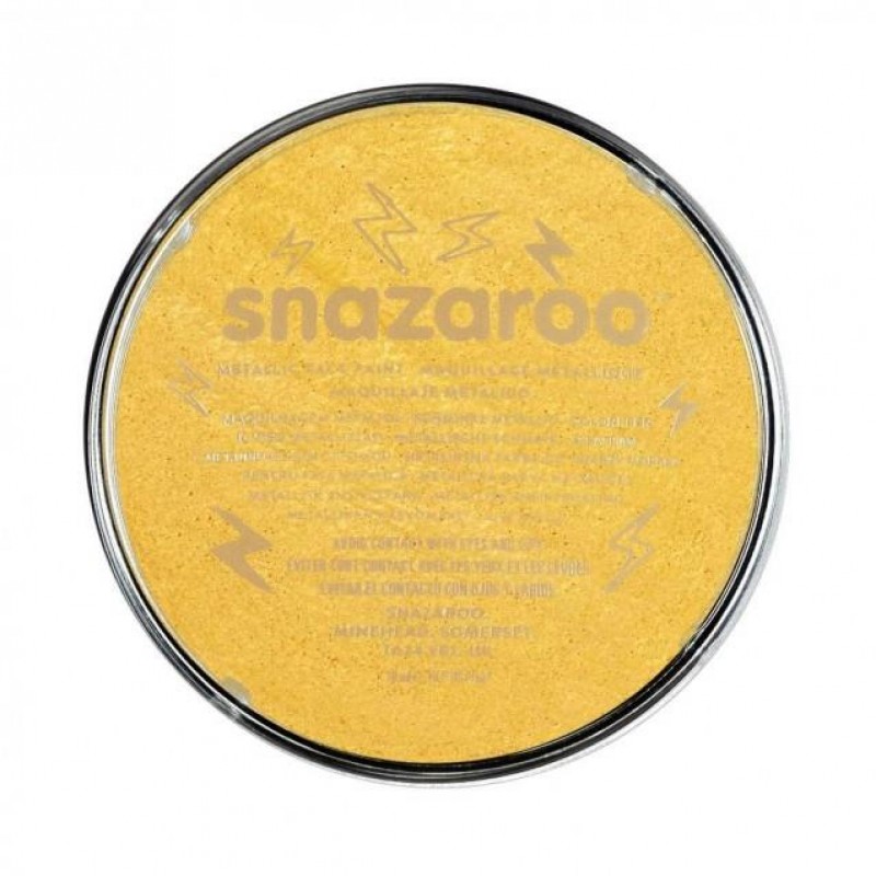 Snazaroo 18ml Face Painting Cream Electric Gold Snazaroo 18ml Face Painting Cream Electric Gold