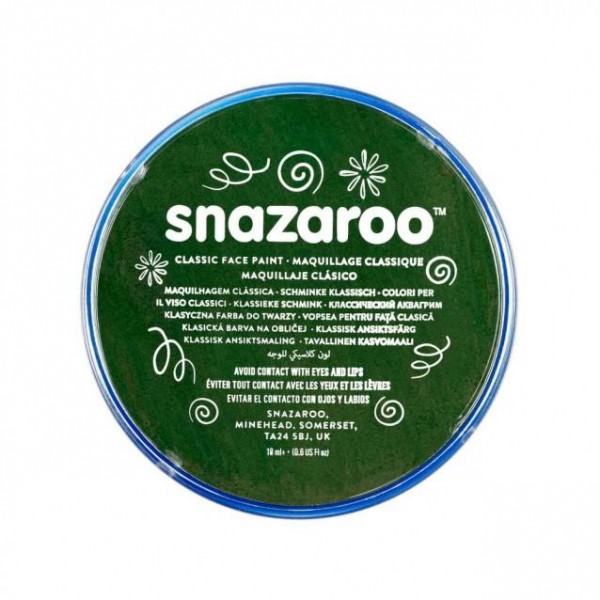 Snazaroo 18ml Κρέμα Face Painting Classic Dark Green Snazaroo 18ml Κρέμα Face Painting Classic Dark Green