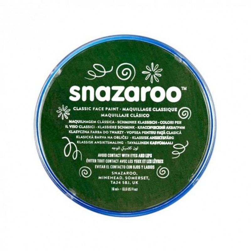 Snazaroo 18ml Κρέμα Face Painting Classic Dark Green