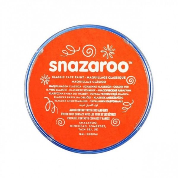 Snazaroo 18ml Κρέμα Face Painting Classic Dark Orange Snazaroo 18ml Κρέμα Face Painting Classic Dark Orange