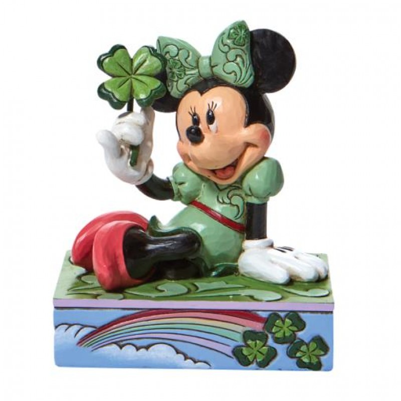 Shamrock Wishes - St. Patricks Minnie Mouse Figurine