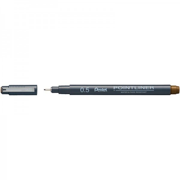 Pentel Μαρκαδόρος Pointlinner Sepia 0.5 Pentel Μαρκαδόρος Pointlinner Sepia 0.5