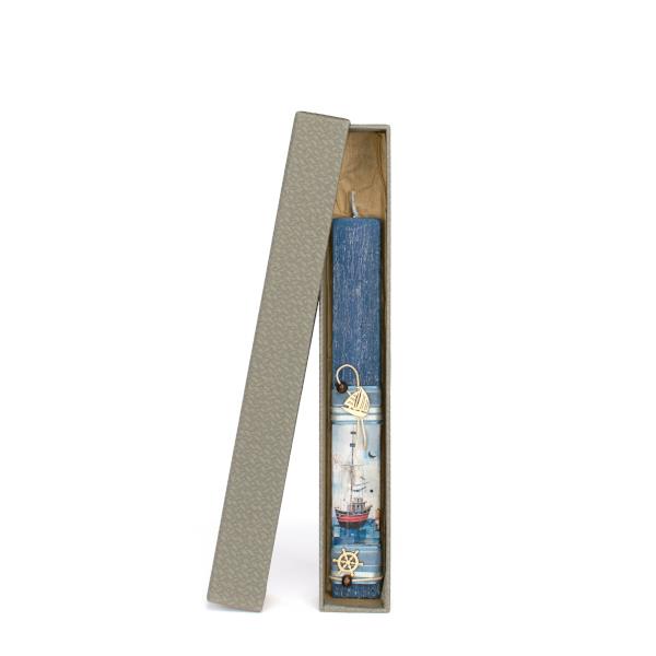 Λαμπάδα Πλακέ Καραβάκι Λαμπάδα Πλακέ Καραβάκι