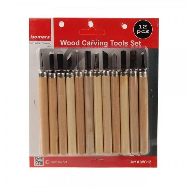 Isomars 12 Εργαλεία Ξυλογλυπτικής Isomars 12 Εργαλεία Ξυλογλυπτικής