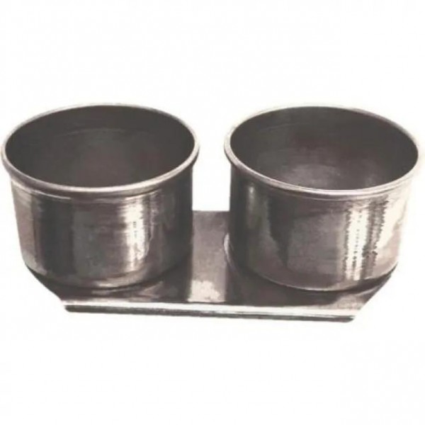 Isomars Διπλό Μεταλλικό Δοχείο Ανάμιξης Χρωμάτων 40x22mm Isomars Διπλό Μεταλλικό Δοχείο Ανάμιξης Χρωμάτων 40x22mm