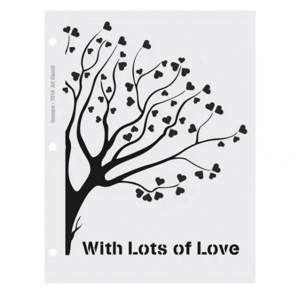 Isomars Έυκαμπτο Στένσιλ Α4 (21x29,7cm) 7014 Isomars Έυκαμπτο Στένσιλ Α4 (21x29,7cm) 7014