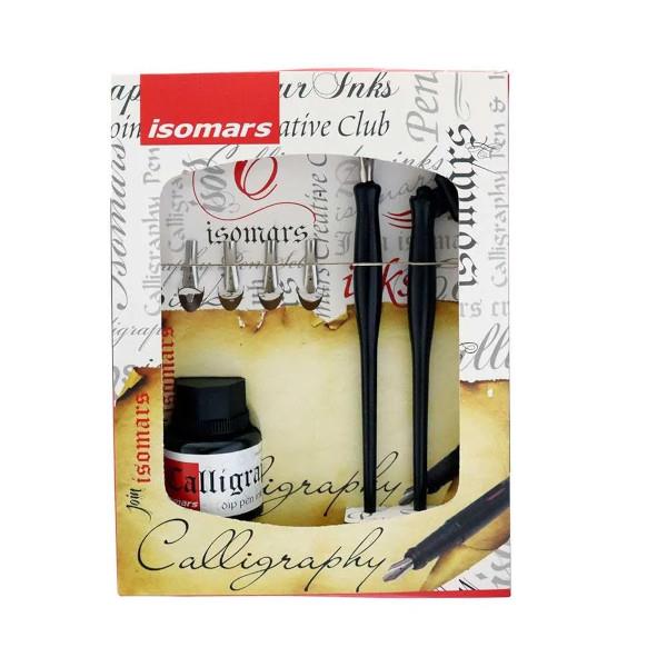 Isomars Σετ Καλλιγραφίας με 2 Κονδυλοφόρους, 6 Μύτες + Μελάνι Isomars Σετ Καλλιγραφίας με 2 Κονδυλοφόρους, 6 Μύτες + Μελάνι