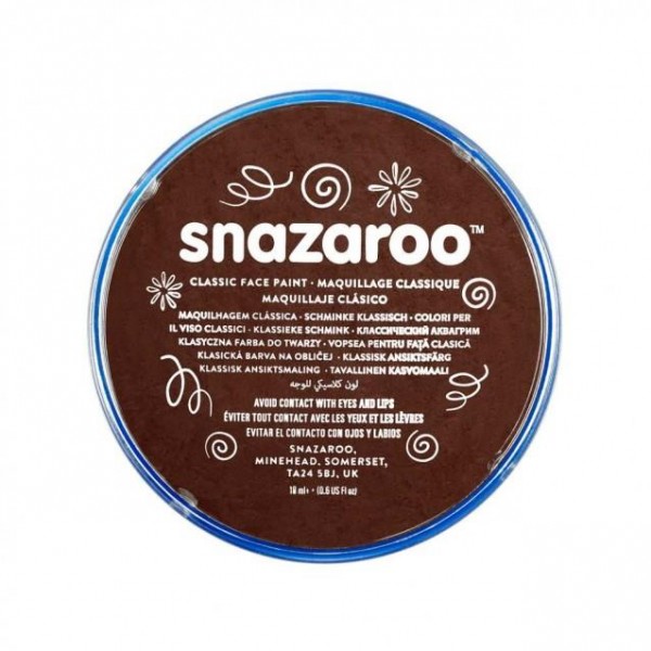 Snazaroo 18ml Κρέμα Face Painting Classic Dark Brown Snazaroo 18ml Κρέμα Face Painting Classic Dark Brown