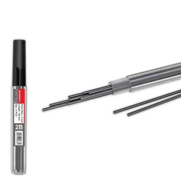 Isomars 10 Μύτες Μηχανικού Μολυβιού 2mm 2B Isomars 10 Μύτες Μηχανικού Μολυβιού 2mm 2B