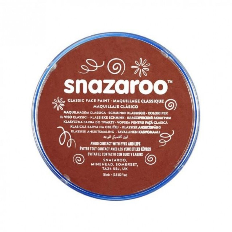 Snazaroo 18ml Κρέμα Face Painting Classic Rust Brown Snazaroo 18ml Κρέμα Face Painting Classic Rust Brown