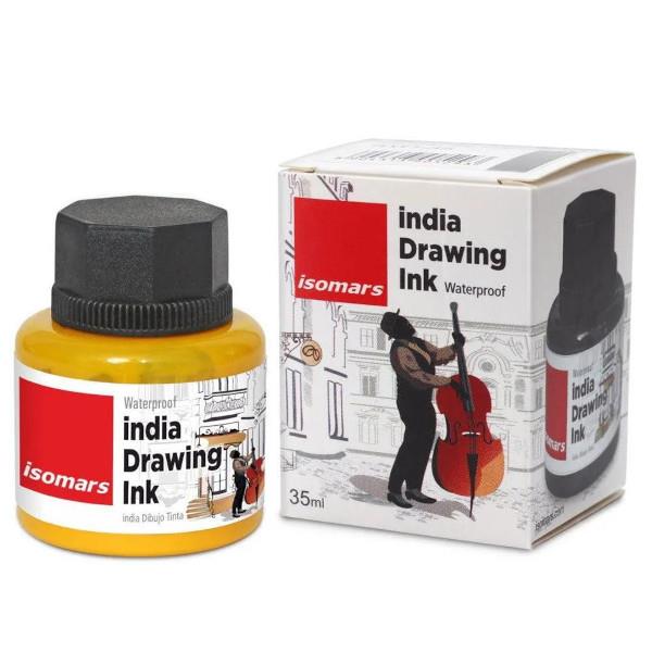 Isomars 35ml Μελάνι Σχεδίου Waterproof Κίτρινο Isomars 35ml Μελάνι Σχεδίου Waterproof Κίτρινο