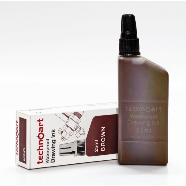 Isomars Technoart Μελάνι Ραπιδογράφου 25ml Καφέ Isomars Technoart Μελάνι Ραπιδογράφου 25ml Καφέ