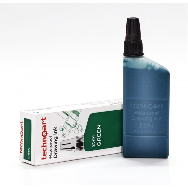 Isomars Technoart Μελάνι Ραπιδογράφου 25ml Πράσινο Isomars Technoart Μελάνι Ραπιδογράφου 25ml Πράσινο