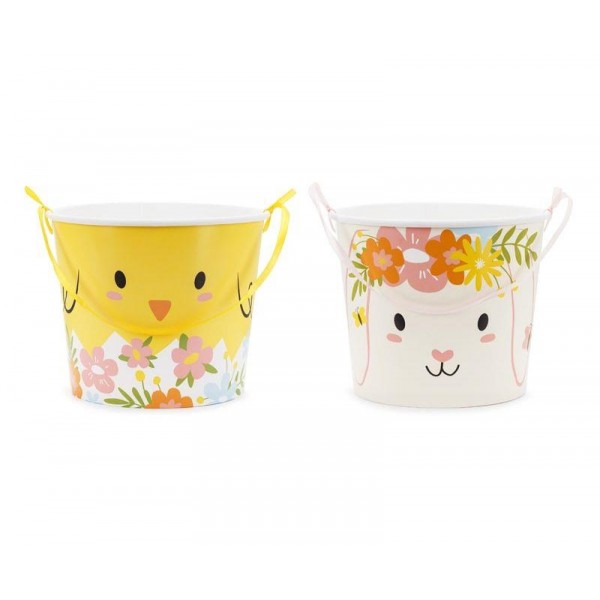 Καλαθάκια χάρτινα Πασχαλινά 14cm 2τεμ Καλαθάκια χάρτινα Πασχαλινά 14cm 2τεμ