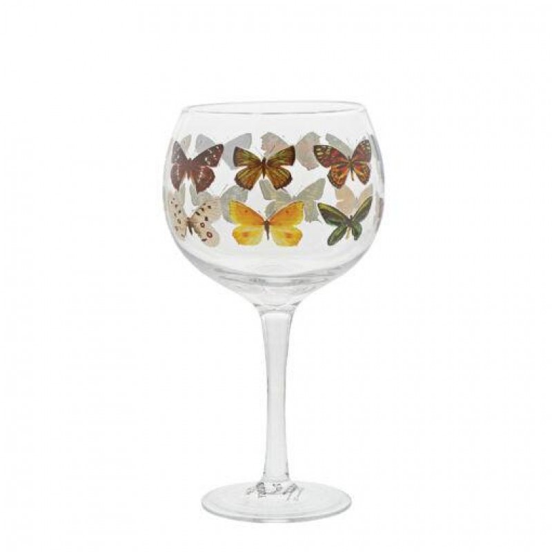 Butterflies Copa Glass 20cm