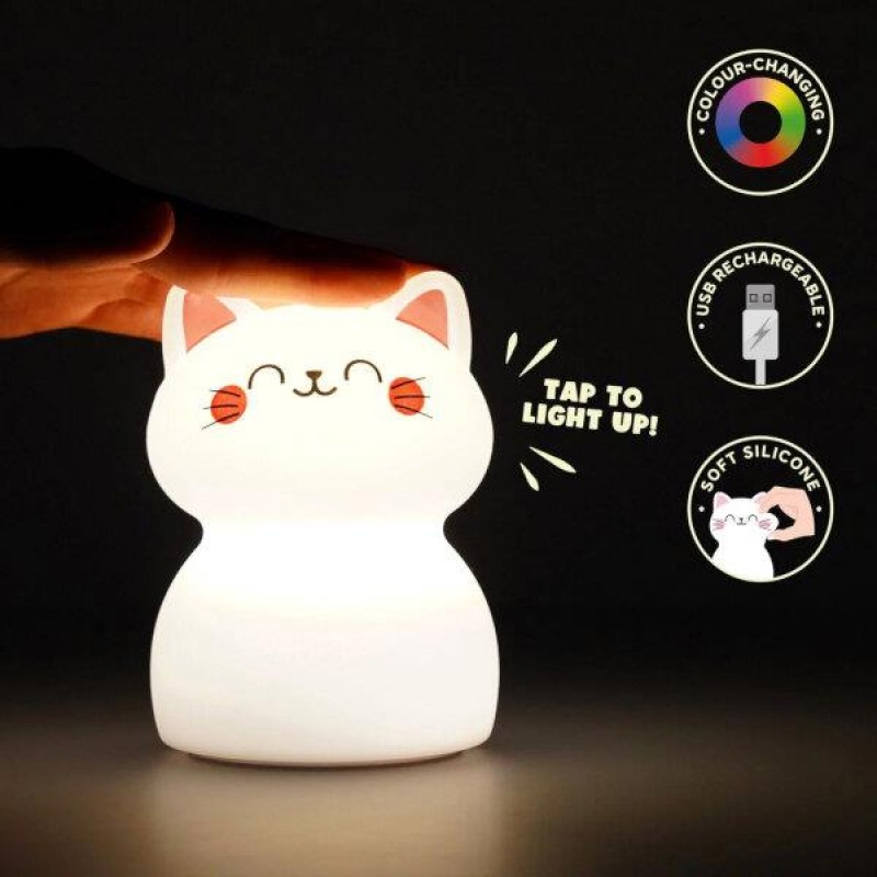 Legami Rechargeable Night Light - Soft Dreams Kitty