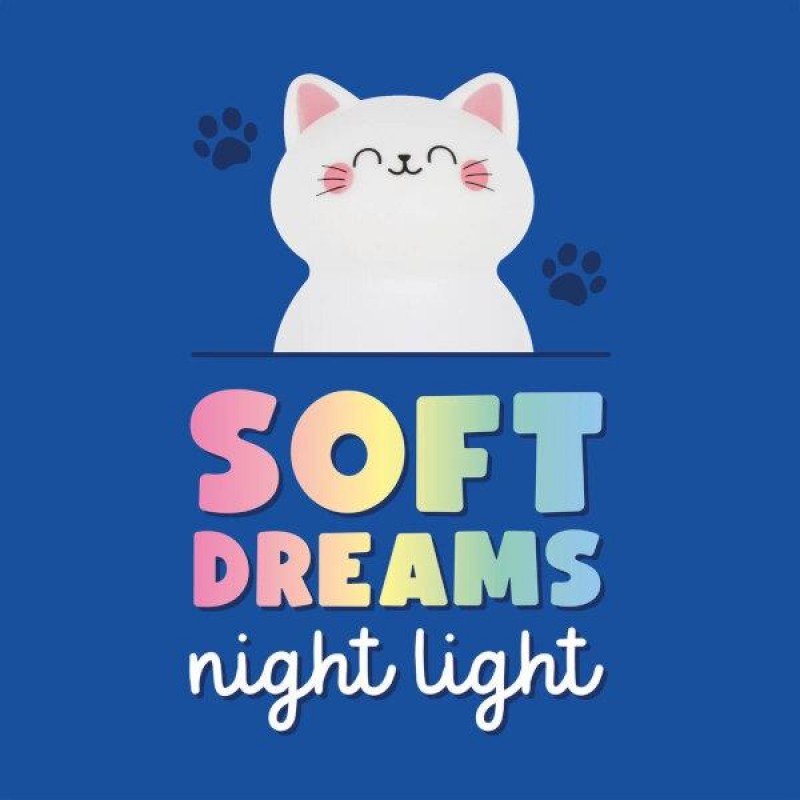 Legami Rechargeable Night Light - Soft Dreams Kitty