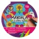 Στρογγυλό Βιβλίο ζωγραφικής 15cm Mandala 25φ