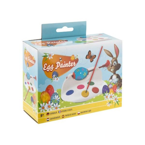 Σετ ζωγραφικής για αυγά με 6 χρώματα + πινέλο