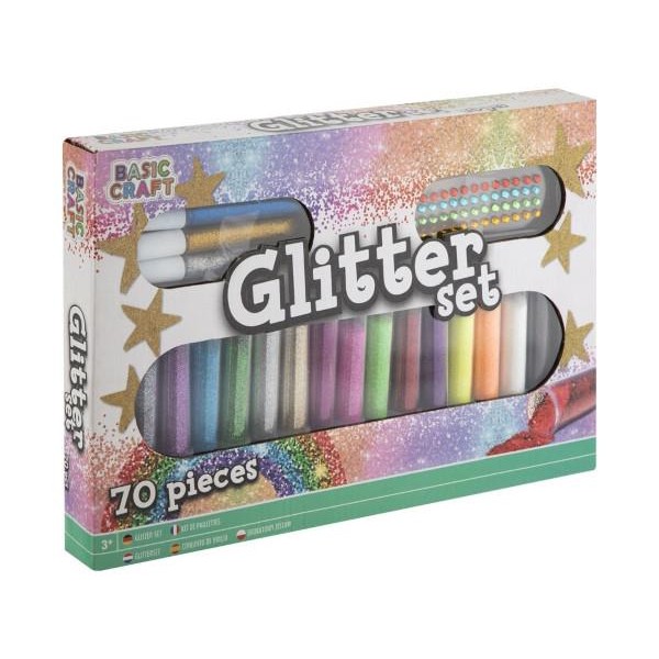 Σετ με Glitter και αξεσουάρ 70τεμ Σετ με Glitter και αξεσουάρ 70τεμ