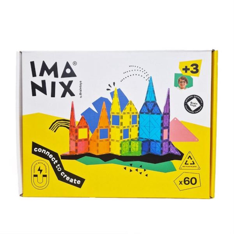 Imanix Παιδχνίδι Κατασκευών με μαγνήτες 60τεμ