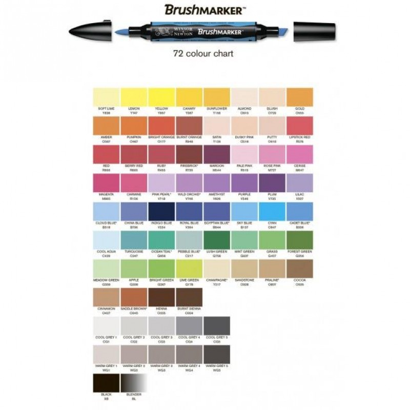 Winsor n Newton Μαρκαδόρος Promarker Brush Y657 Yellow