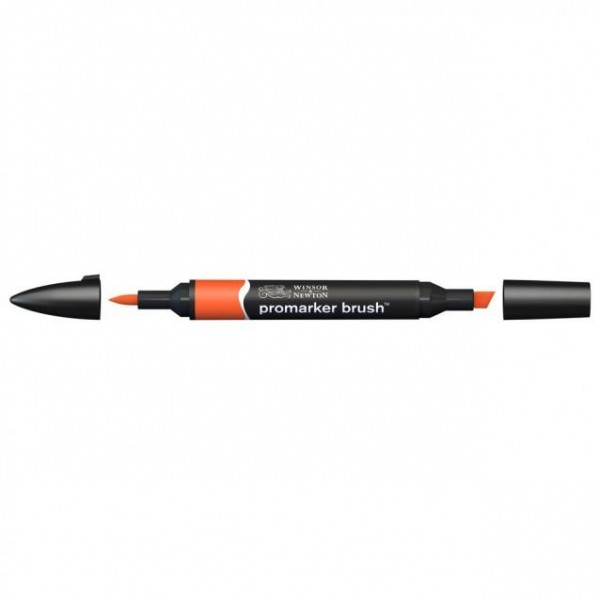 Winsor n Newton Μαρκαδόρος Promarker Brush O177 Bright Orange