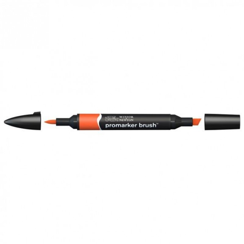 Winsor n Newton Μαρκαδόρος Promarker Brush O177 Bright Orange Winsor n Newton Μαρκαδόρος Promarker Brush O177 Bright Orange