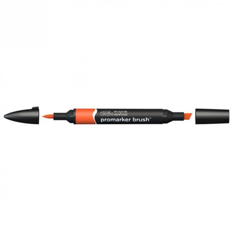 Winsor n Newton Μαρκαδόρος Promarker Brush O177 Bright Orange