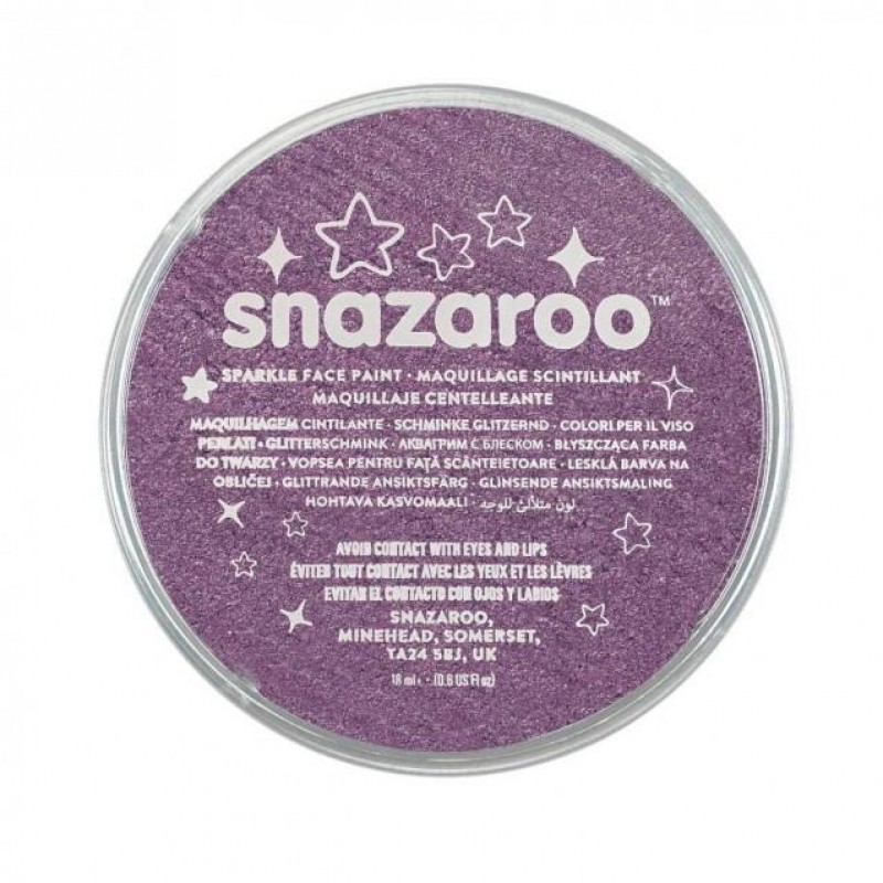 Snazaroo 18ml Κρέμα Face Painting Sparkle Lilac