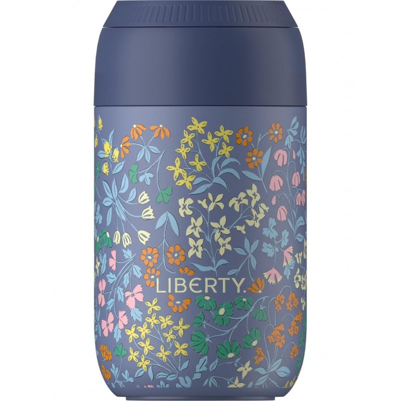 Chillys Coffee Cup Liberty Blossom Whale Blue 340ml