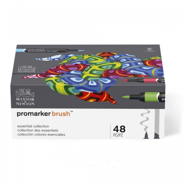 Winsor n Newton 48 Μαρκαδόροι Promarker Brush σε κασετίνα Essential Collection Winsor n Newton 48 Μαρκαδόροι Promarker Brush σε κασετίνα Essential Collection
