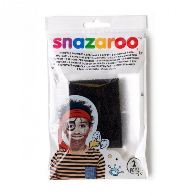 Snazaroo 2 Σαγρέ Σφουγγαράκια Face Painting