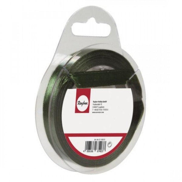 Κορδέλα Σατέν 10mm 10m Antique Green Κορδέλα Σατέν 10mm 10m Antique Green