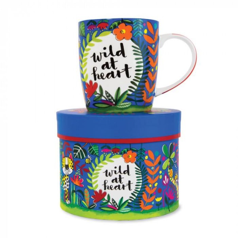 Porcelain Mug R.E.D. Wild at heart Leopard