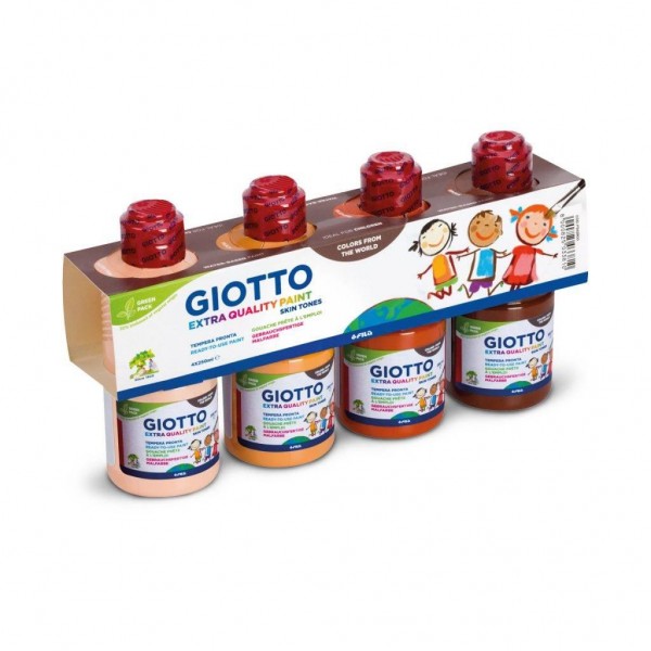 Giotto Σετ 4x250ml Skin Tones Tempera Giotto Σετ 4x250ml Skin Tones Tempera