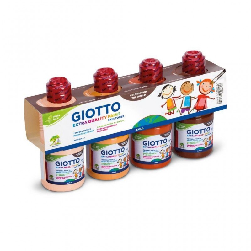 Giotto Σετ 4x250ml Skin Tones Tempera